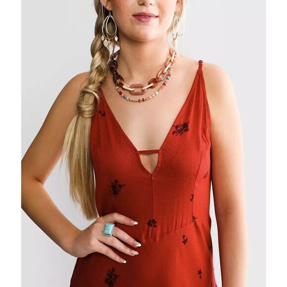 New Free People Get To You Maxi Dress Size S - Picture 4 of 12